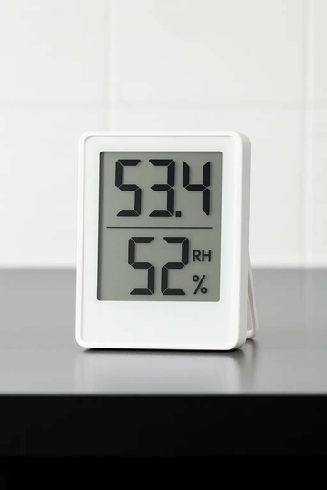 Digital Temperatur- & Luftfugtighedsmåler | Indeklima Monitor MiljøLab ApS