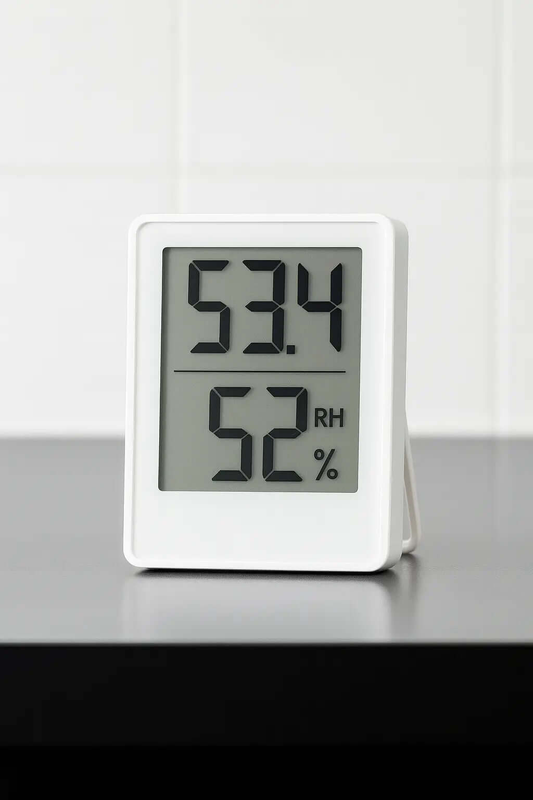 Digital Temperatur- & Luftfugtighedsmåler | Indeklima Monitor MiljøLab ApS