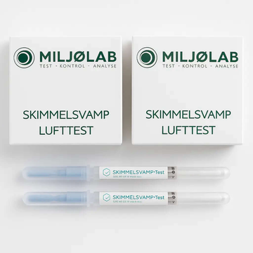 Skimmelsvamp Komfortpakke – Overflade & Lufttest inkl. Fri Fragt MiljøLab ApS